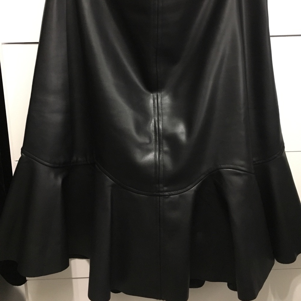 Ann Taylor Factory Faux Leather Skirt